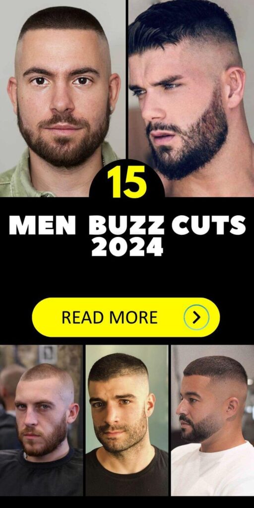 What face shape suits a buzz cut?