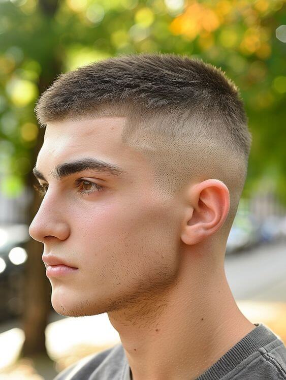 Low Taper Buzz Cut