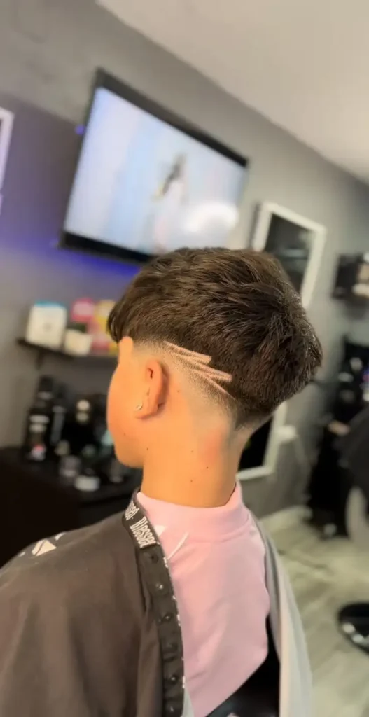 With a Skin Fade Design